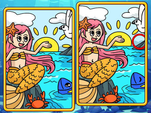 Mermaids: Spot The Differences img